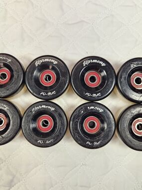 Vintage Fo Mac Harmony Clay Roller Skate wheels Set of 8